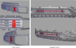 Grille Garnish & Front Bumper Garnish